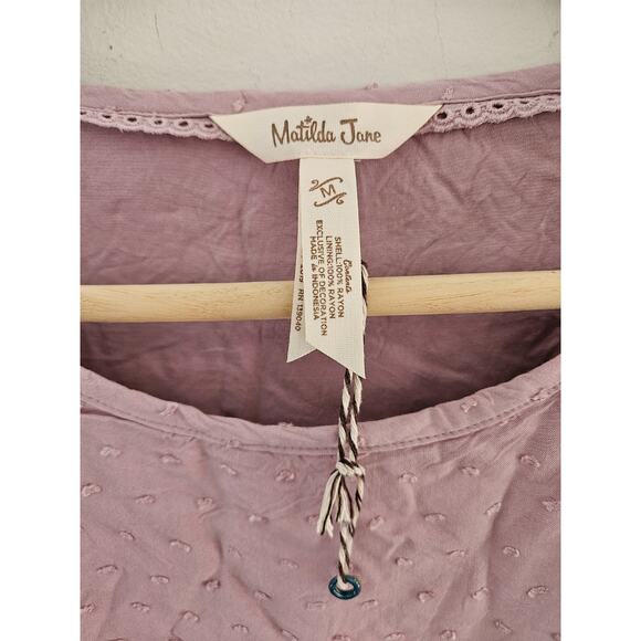 Womens Matilda Jane Casual Dress, Mauve Color, Size M - Picture 2 of 5